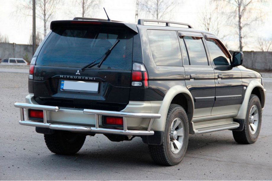 Mitsubishi Pajero Sport 1996-2007 Rear Guard AK-Special (Stainless Steel) Photo 3