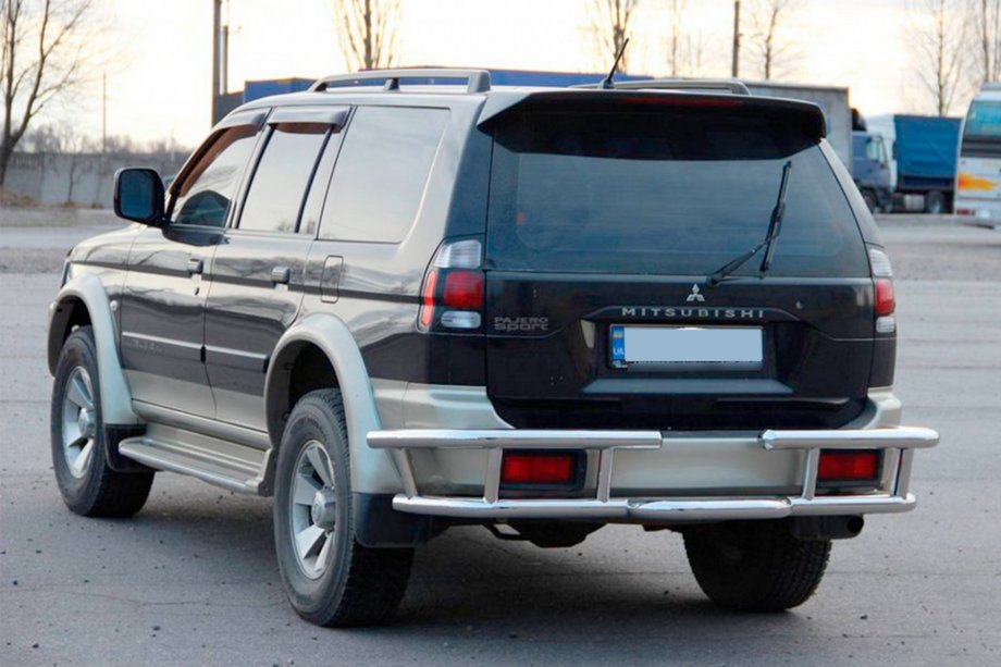 Mitsubishi Pajero Sport 1996-2007 Rear Guard AK-Special (Stainless Steel) Photo 4