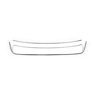 Front bumper protector trims Trend (3 pcs, stainless steel) photo 3