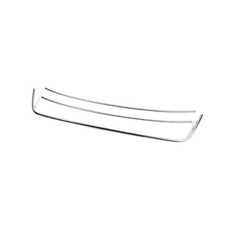 Front bumper protector trims Trend (3 pcs, stainless steel) photo 2