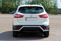 Nissan Qashqai 2014-2021 Rear Bar AK007-Plus (Stainless Steel) photo 3