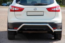 Nissan Qashqai 2014-2021 Rear Bar AK007-Plus (Stainless Steel) photo 2