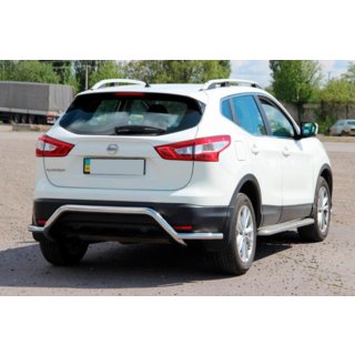 Rear Bar AK007-Plus (Stainless Steel) Nissan Qashqai 2014-2021 photo 4