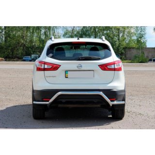 Rear Bar AK007-Plus (Stainless Steel) Nissan Qashqai 2014-2021 photo 3