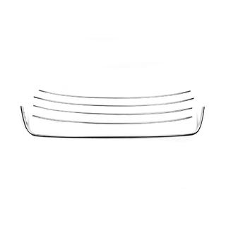 Front bumper protector trims Comfort (5 pcs, stainless steel) Volkswagen Caddy 2010-2015 photo 2
