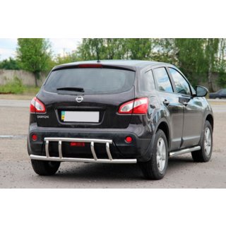 Rear Bar AK011 (Stainless Steel) Nissan Qashqai 2010-2014 photo 3