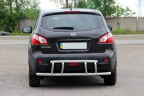 Nissan Qashqai 2007-2010 Rear Bar AK011 (Stainless Steel) photo 3