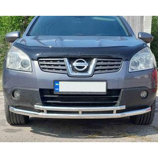Front Double Bar ST014 (Stainless Steel) Nissan Qashqai 2007-2010 photo 1