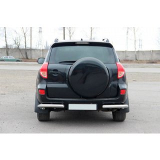 Rear Corner Bars AK003 (2 pcs, stainless steel) Toyota Rav 4 2006-2013 photo 4
