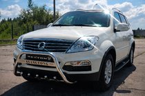 SsangYong Rexton I 2001-2017 Bull Bar WT004 Stainless Steel photo 1