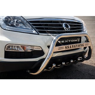 Bull Bar WT004 Stainless Steel SsangYong Rexton I 2001-2017 photo 2