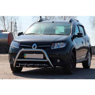 Front Bar WT003 (Stainless Steel) Renault Sandero 2013-2022 photo 1