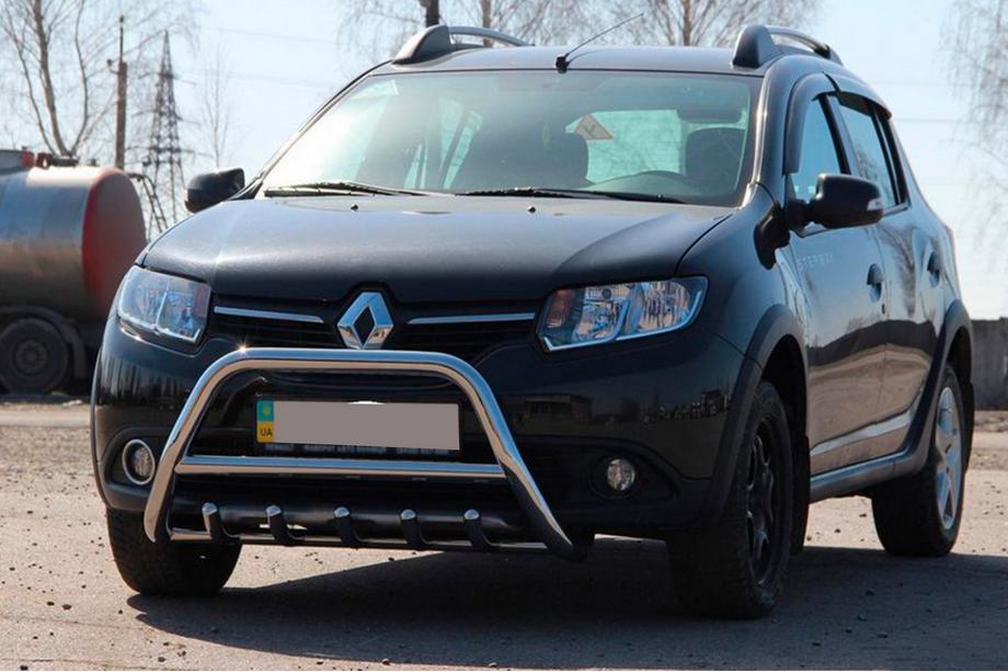Renault Sandero 2013-2022 Front Bar WT003 (Stainless Steel) Image