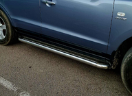 Hyundai Santa Fe 2 2006-2012 Premium Side Steps (2 pcs, Stainless Steel) 60 mm photo 1