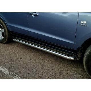 Premium Side Steps (2 pcs, Stainless Steel) Hyundai Santa Fe 2 2006-2012 photo 1