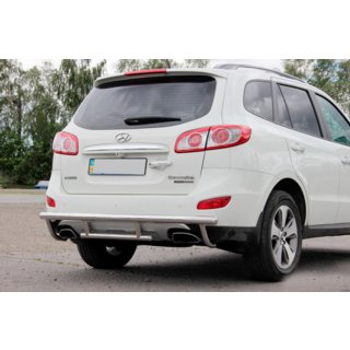 Rear Bar AK002-2 (Stainless Steel) Hyundai Santa Fe 2 2006-2012 photo 1
