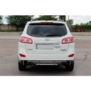 Rear Bar AK002-2 (Stainless Steel) Hyundai Santa Fe 2 2006-2012 photo 3