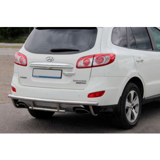Rear Bar AK002-2 (Stainless Steel) Hyundai Santa Fe 2 2006-2012 photo 4