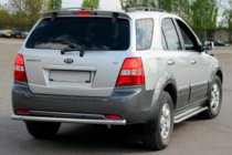 Kia Sorento I BL 2002-2009 Rear Bar AK002 (Stainless Steel) photo 2