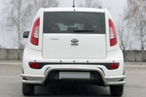 Kia Soul II 2013-2018 Rear Guard AK007-2 (Stainless Steel) photo 1