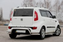 Kia Soul II 2013-2018 Rear Guard AK007-2 (Stainless Steel) photo 4