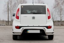 Kia Soul II 2013-2018 Rear Guard AK007-2 (Stainless Steel) photo 3