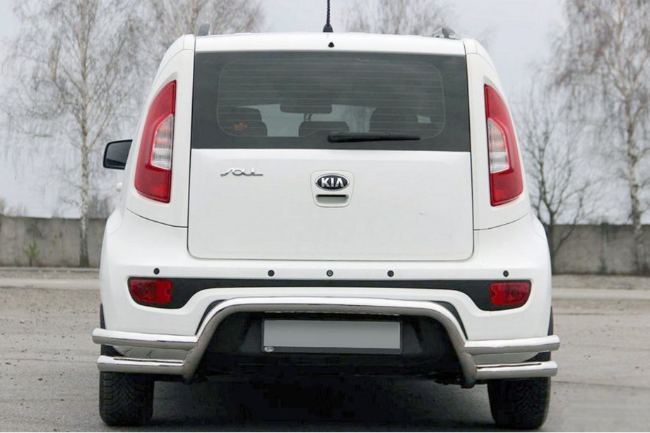 Kia Soul II 2013-2018 Rear Guard AK007-2 (Stainless Steel) Image