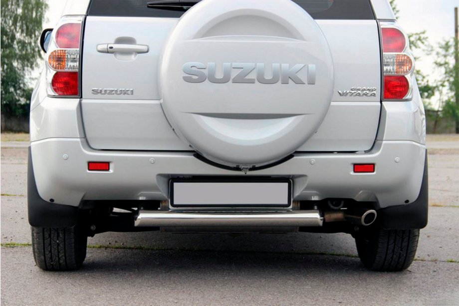 Suzuki Grand Vitara 2005-2017 Rear Guard AK002 (Stainless Steel) Image