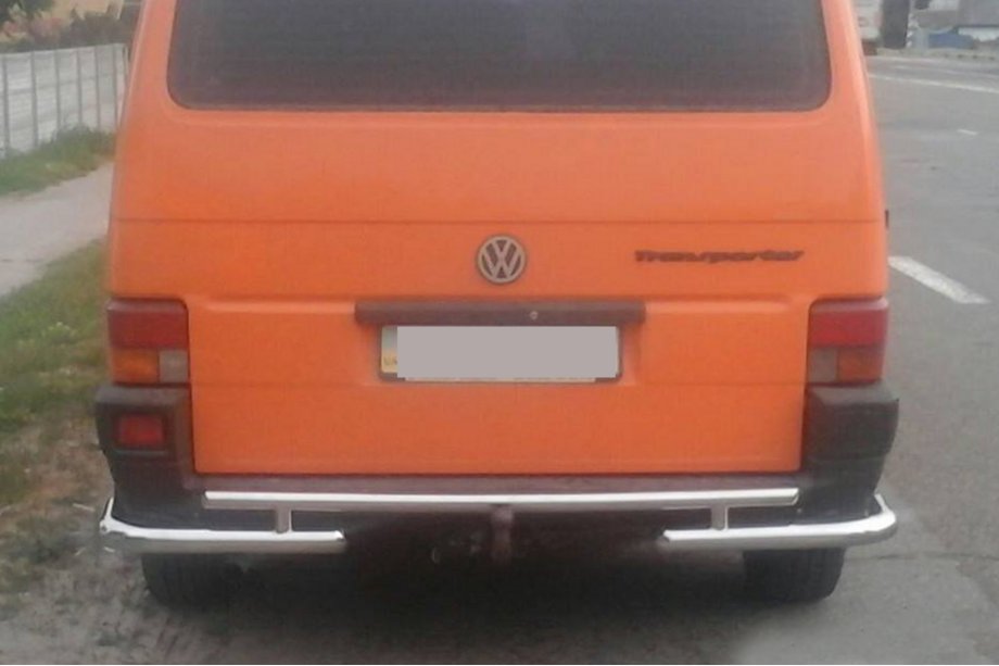 Volkswagen T4 Transporter 1990-2003 Rear Bar AK003-2 (Stainless Steel) Image