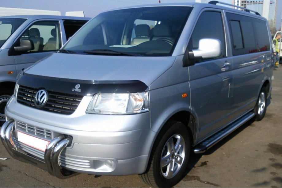 Volkswagen T5 Transporter 2003-2010 Bull Bar ST006-04 Grille (Stainless Steel) Photo 4