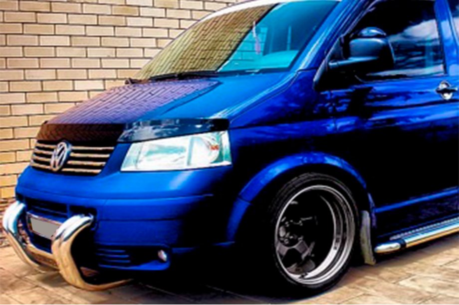 Volkswagen T5 Transporter 2003-2010 Bull Bar ST006-04 Grille (Stainless Steel) Photo 5