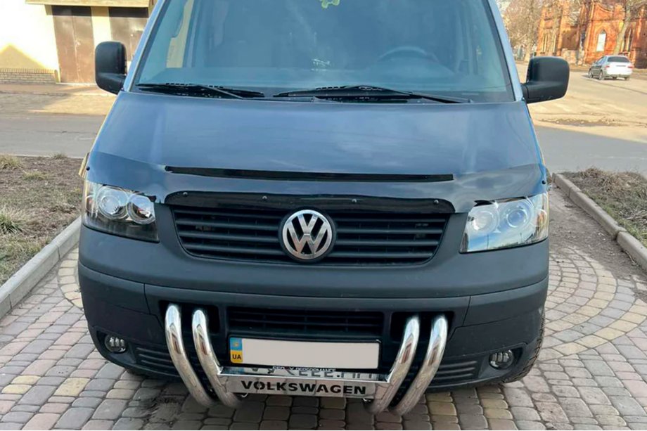 Volkswagen T5 Transporter 2003-2010 Bull Bar ST006-04 Grille (Stainless Steel) Photo 2