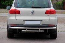 Volkswagen Tiguan 2007-2016 Rear Guard AK002-2 (Stainless Steel) photo 1