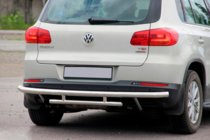 Volkswagen Tiguan 2007-2016 Rear Guard AK002-2 (Stainless Steel) photo 2