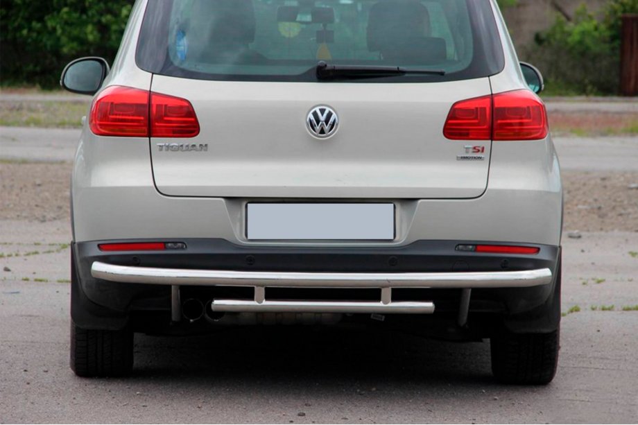Volkswagen Tiguan 2007-2016 Rear Guard AK002-2 (Stainless Steel) Image