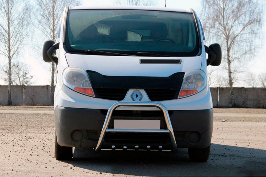 Renault Trafic 2001–2015 Bull Bar QT-Spec (Stainless Steel) Image