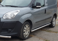 Fiat Doblo II 2010-2022 Side Pipes (2 pcs, Stainless Steel) 60mm, Maxi Wheelbase photo 1