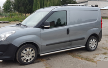 Fiat Doblo II 2010-2022 Side Pipes (2 pcs, Stainless Steel) 60mm, Maxi Wheelbase photo 2
