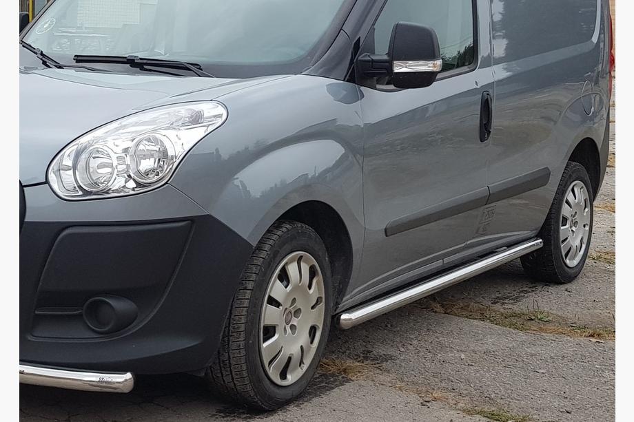 Fiat Doblo II 2010-2022 Side Pipes (2 pcs, Stainless Steel) 60mm, Maxi Wheelbase Image