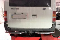 Ford Transit 2000–2014 Rear protection step AK-Special (stainless steel) photo 3