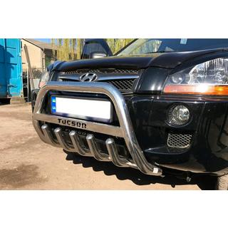 Bull Bar WT004 (Stainless Steel) Hyundai Tucson JM 2004- photo 2