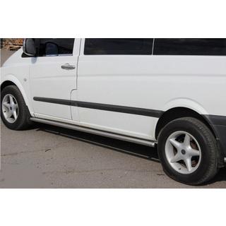 Side Bars BB001 (2 pcs, Stainless Steel) Mercedes Vito W639 2004-2014 photo 3
