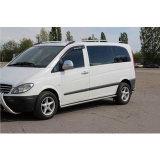 Side Bars BB001 (2 pcs, Stainless Steel) Mercedes Vito W639 2004-2014 photo 2
