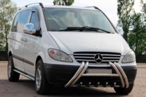 Mercedes Viano 2004-2014 Kelebek WT011 Stainless Steel Bull Bar photo 1