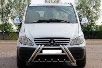 Mercedes Vito W639 2004-2014 Kelebek WT011 Stainless Steel Bull Bar photo 3
