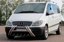 Mercedes Vito W639 2004-2014 Kelebek WT011 Stainless Steel Bull Bar photo 2