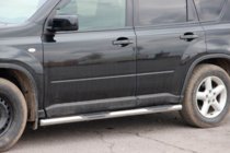Nissan X-trail T31 2007-2014 Side Bars BB002 (2 pcs, stainless steel) photo 4