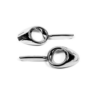 Fog Light Trims with Recesses (2010-2015, 2 pcs, plastic) photo 3