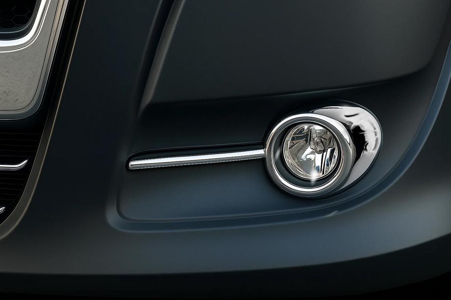 Fiat Doblo II 2010-2022 Fog Light Trims with Recesses (2010-2015, 2 pcs, plastic) Image