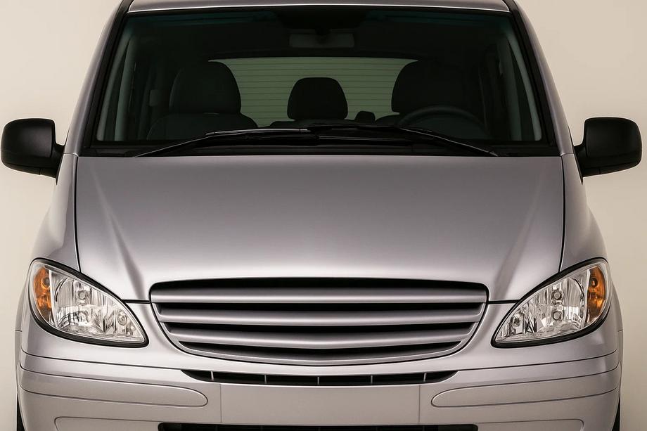 Mercedes Vito W639 2004-2014 Front Grille V2 (2004-2010, primed for painting) Image